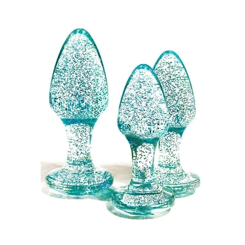 Adam & Eve GLITTER GEM BUTT PLUG SET Butt Plugs