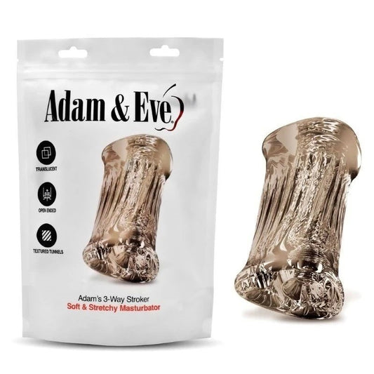 Adam & Eve's Ecstasy-Inducing 3-Way Stroker - Realistic Butts And Vaginas