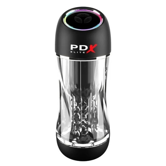 PDX Elite ViewTube Pro Vibrating Male Stroker - Realistic Butts And Vaginas