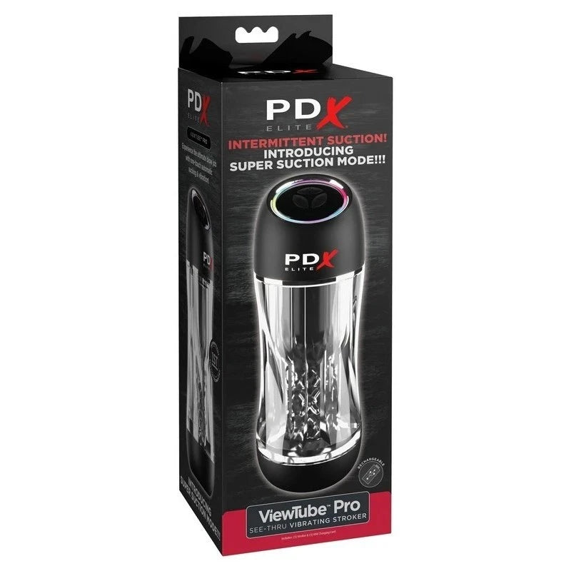 PDX Elite ViewTube Pro Vibrating Male Stroker Realistic Butts And Vaginas