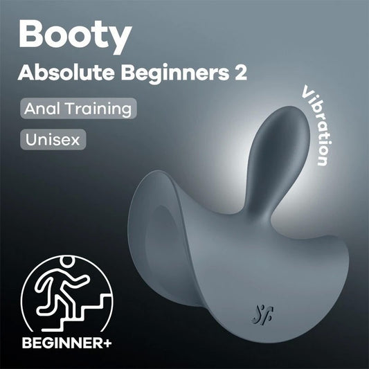 Satisfyer Booty Absolute Beginners 2 Unisex Vibrating Butt Plug - Anal Vibrators