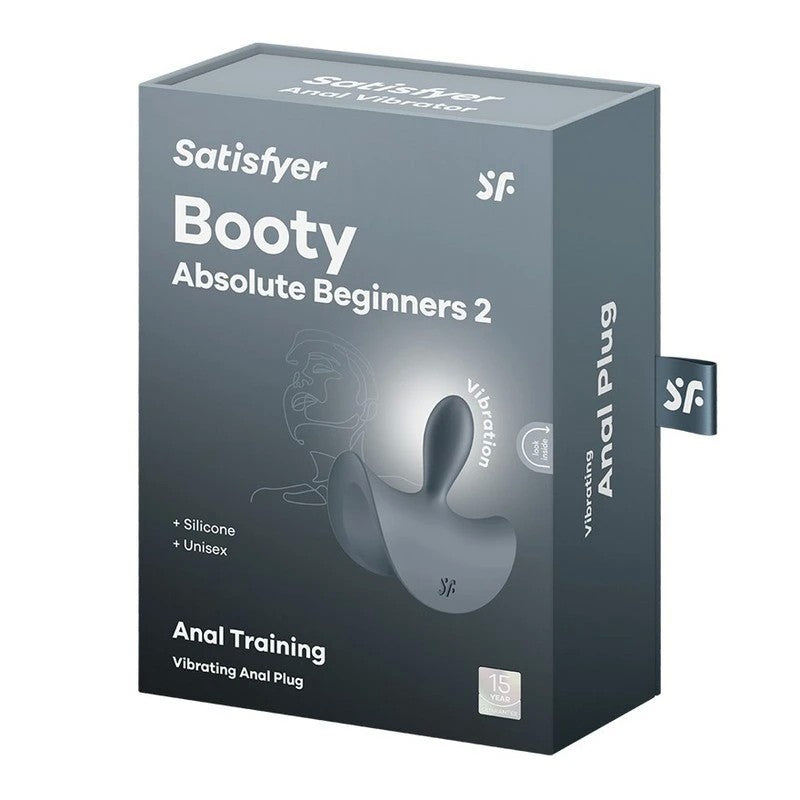 Satisfyer Booty Absolute Beginners 2 Unisex Vibrating Butt Plug Anal Vibrators
