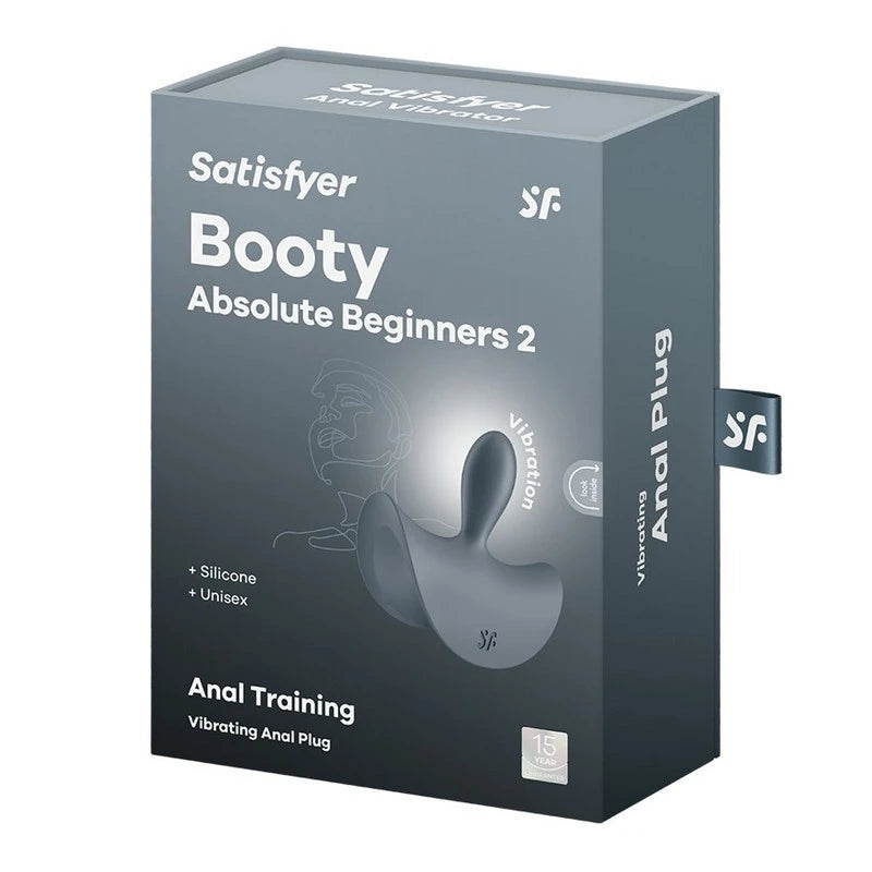 Satisfyer Booty Absolute Beginners 2 Unisex Vibrating Butt Plug Anal Vibrators