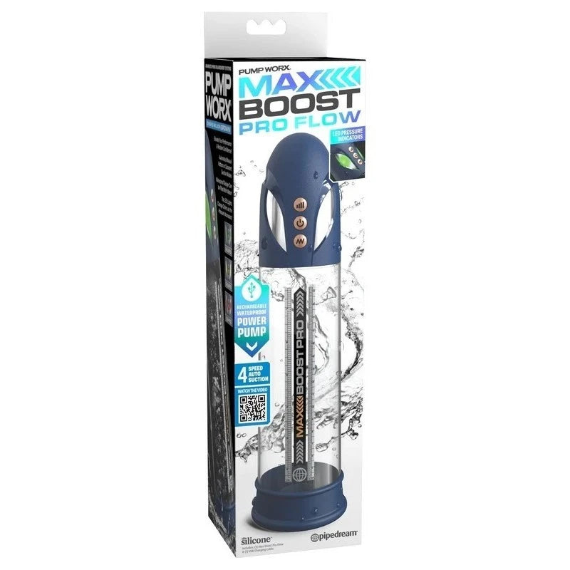 Pump Worx Max Boost Pro Flow Mens Penis Pump Realistic Butts And Vaginas