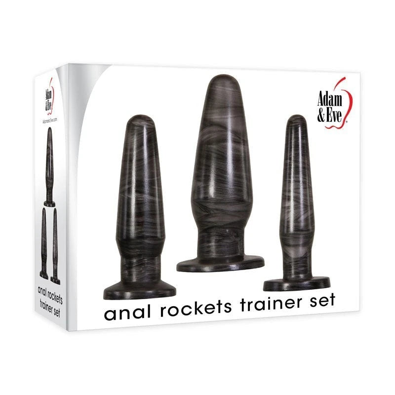 Adam & Eve Anal Rockets - Flexible Anal Adventure Kit Butt Plugs