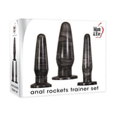 Adam & Eve Anal Rockets - Flexible Anal Adventure Kit Butt Plugs
