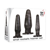 Adam & Eve Anal Rockets - Flexible Anal Adventure Kit Butt Plugs