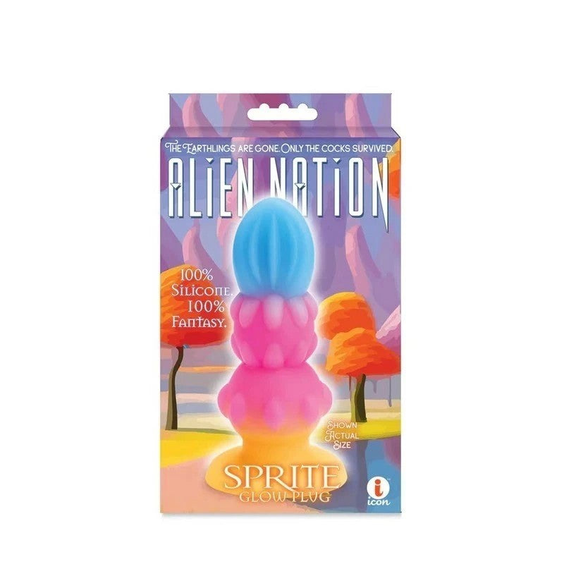 Otherworldly Pleasure with Alien Nation's Glow-in-the-Dark Sprite Fantasy Anal Plug Butt Plugs