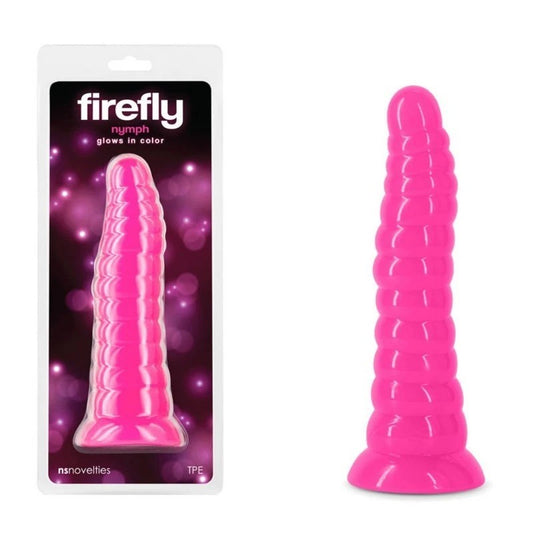 Firefly Nymph Glow In Dark Suction Cup Dildo {% if variant != 'Default Title' and variant != blank %} {% endif %} Anal Dildos