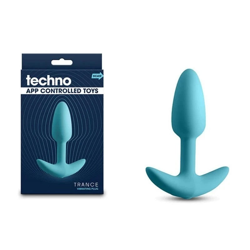 Techno Trance - Rechargeable Silicone Delight with 9 Vibration Modes Anal Vibrators