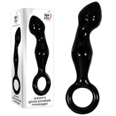 Adam & Eve's Sophisticated Black Glass Prostate Massager Prostate Toys
