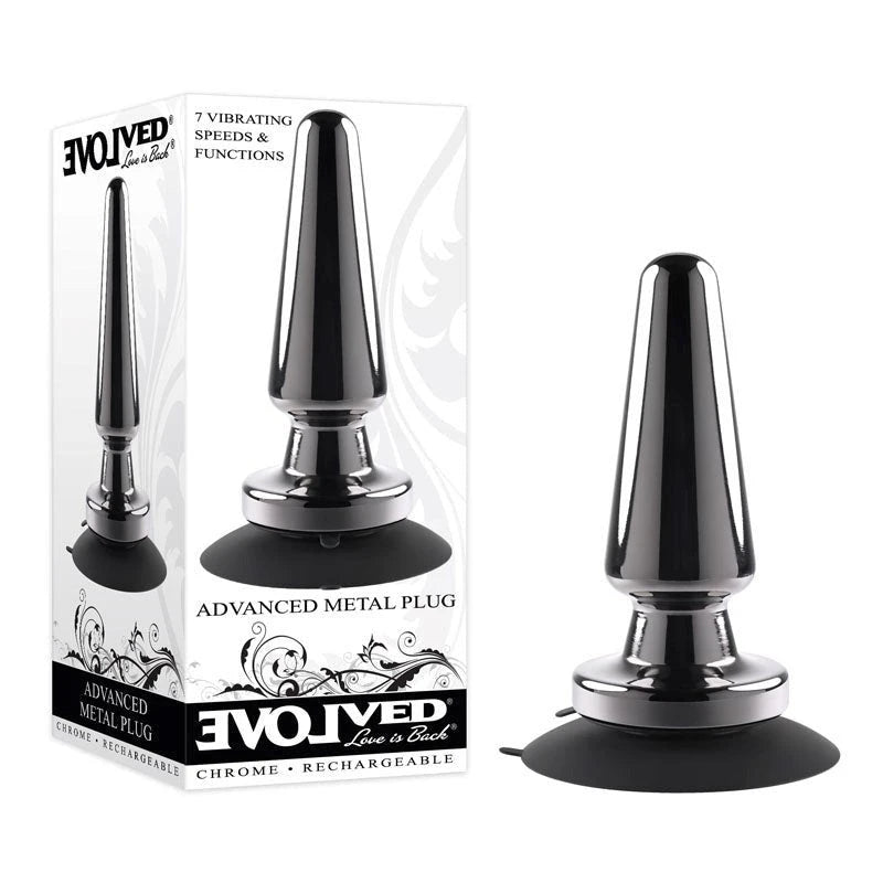 Evolved Luxury Metal Plug - Indulge in Sensual Bliss Butt Plugs