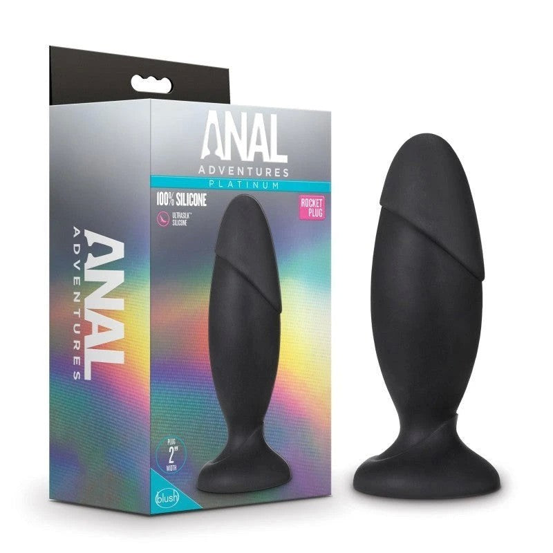 Anal Adventures Platinum Rocket Plug - Elevate Your Pleasure Journey Butt Plugs