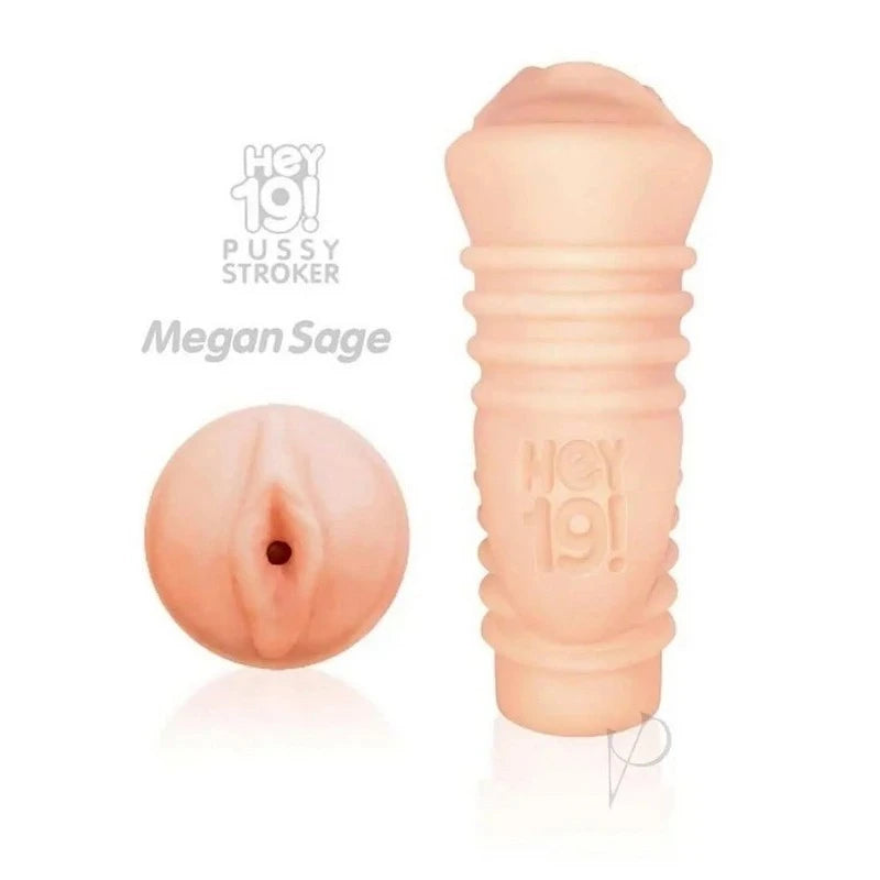 Hey 19! Vibrating Teen Pussy Stroker - Megan Sage Realistic Butts And Vaginas
