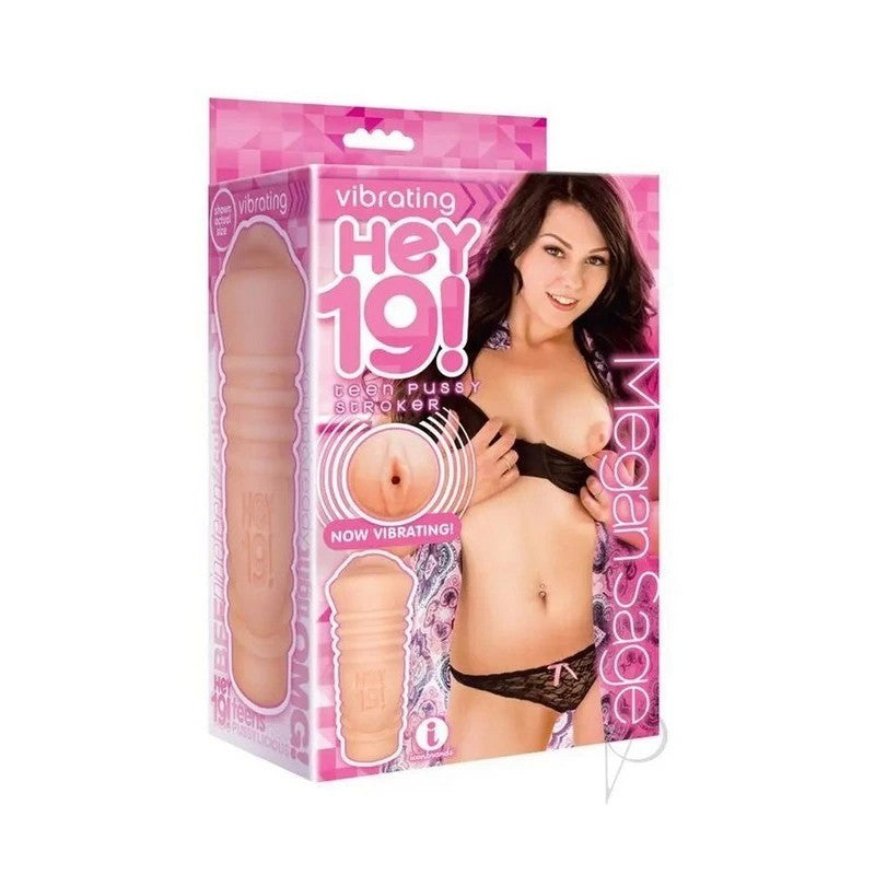 Hey 19! Vibrating Teen Pussy Stroker - Megan Sage Realistic Butts And Vaginas