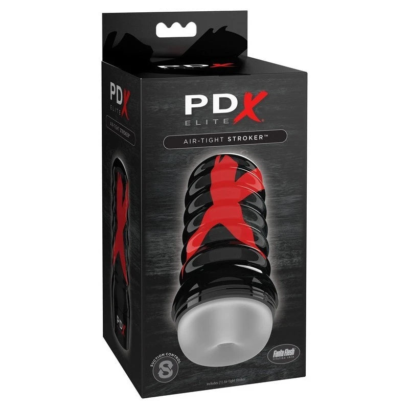 PDX Elite Air Tight Realistic Male Stroker Frosted Masturbators and Strokers