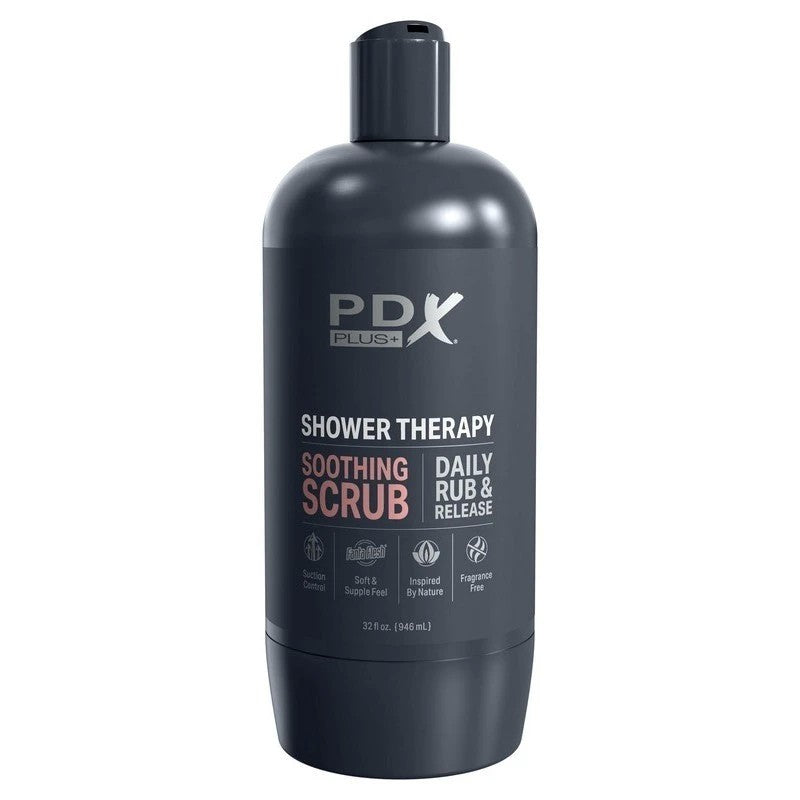 PDX Plus Shower Therapy Soothing Scrub Realistic Stroker Realistic Butts And Vaginas