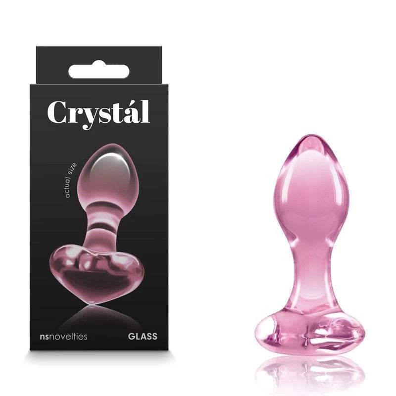 Crystal - Heart Glass Butt Plug Butt Plugs