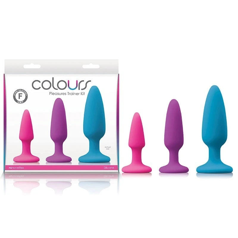 Unleash Colorful Bliss - NS Novelties Colours Pleasures Trainer Set Butt Plugs