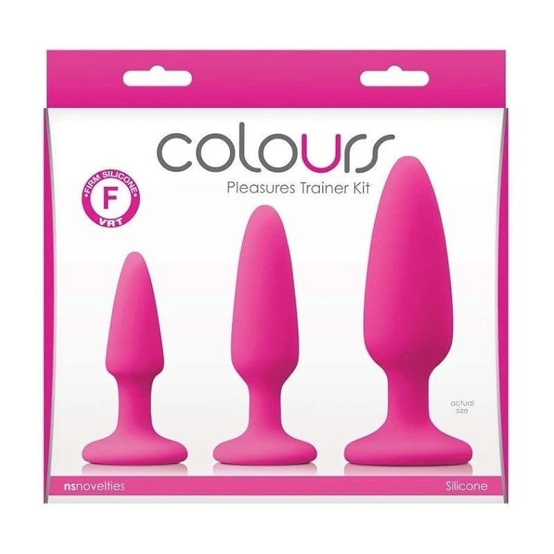 Unleash Colorful Bliss - NS Novelties Colours Pleasures Trainer Set Butt Plugs