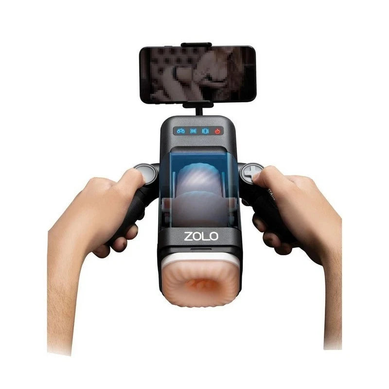 Zolo Blowstation - Unleash Unparalleled Pleasure with 10 Vibration Modes & 8 Thrusting Patterns Masturbators and Strokers