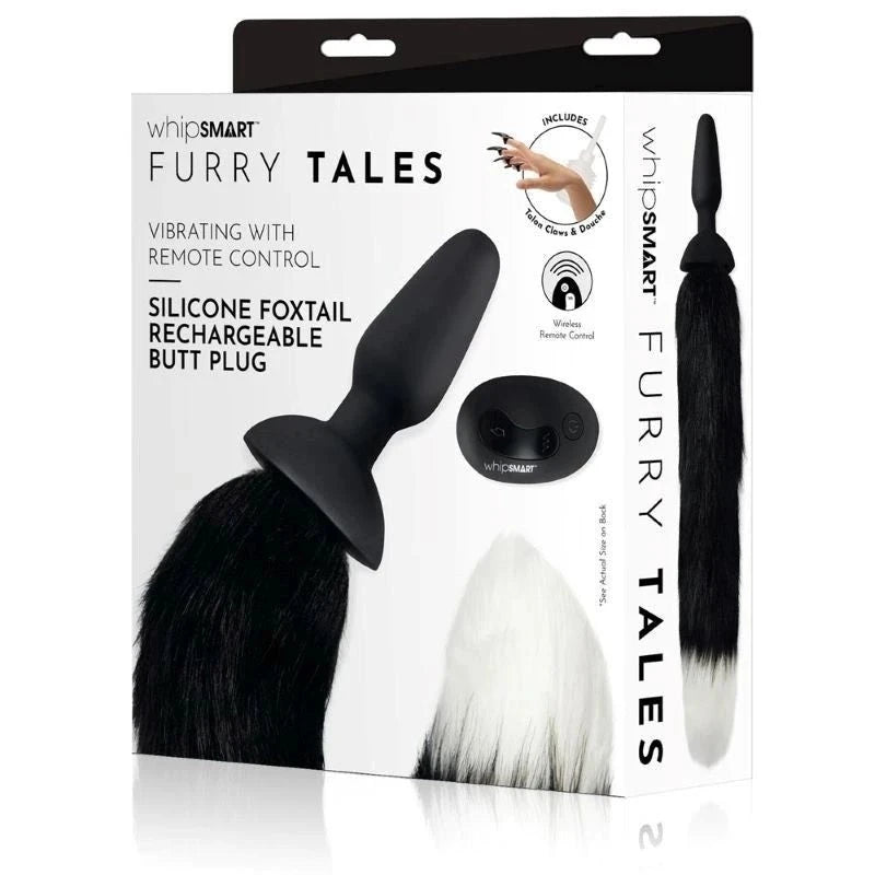 Whipsmart Furry Tales - Luxurious Rechargeable Foxtail Butt Plug Anal Vibrators