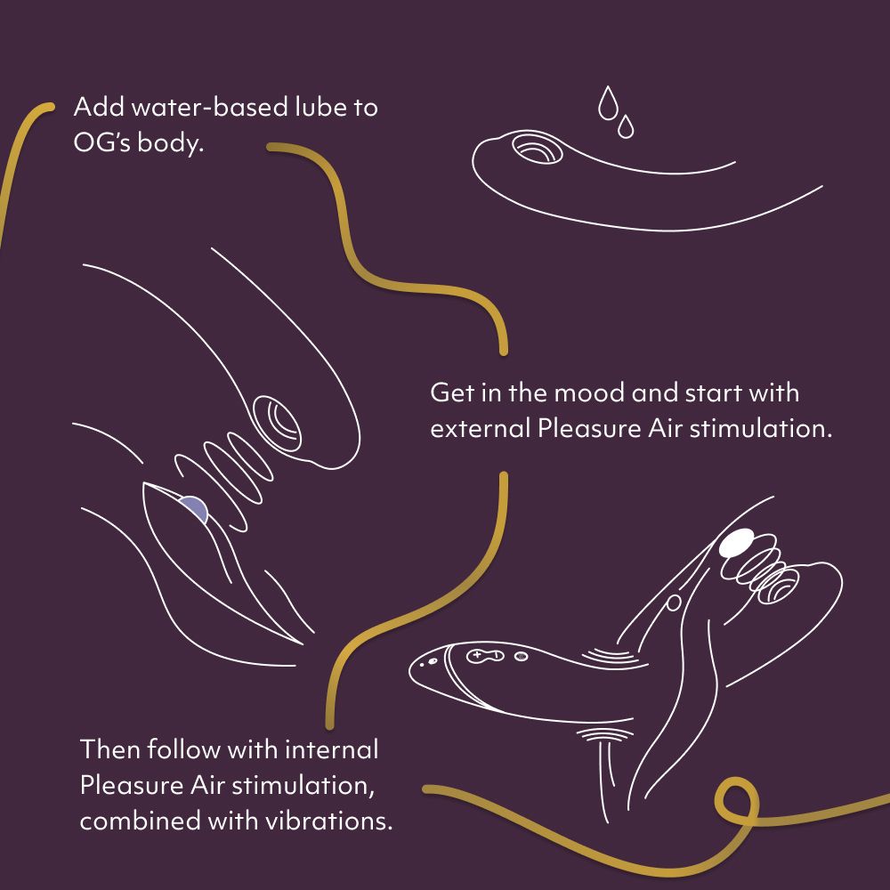 Womanizer OG Pleasure Air G-spot Vibrator G-Spot Vibrators