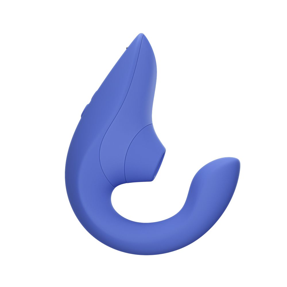 Womanizer Blend Pleasure Air Rabbit Vibrator Vibrant Blue Rabbit Vibrators