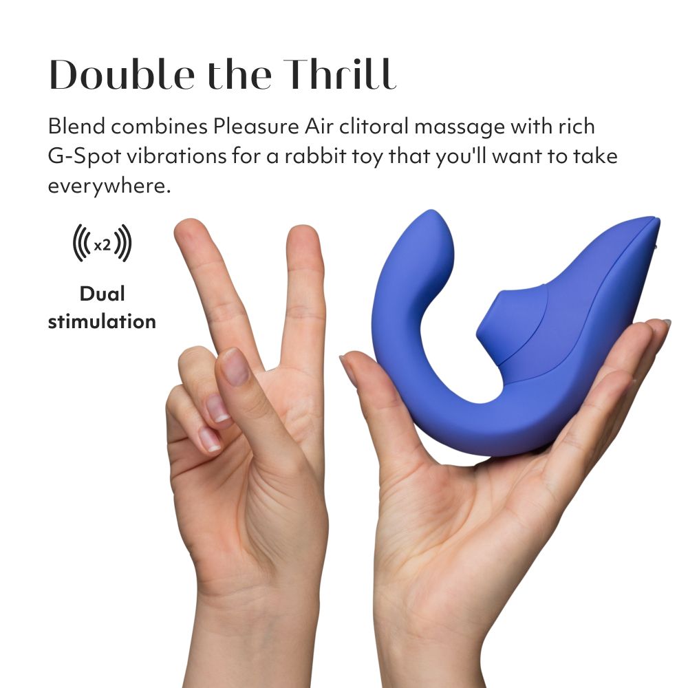 Womanizer Blend Pleasure Air Rabbit Vibrator Rabbit Vibrators