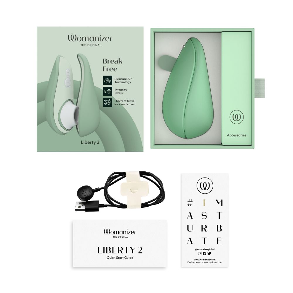 Womanizer Liberty 2 Pleasure Air Clitoral Massager Clit Ticklers and Pulsators