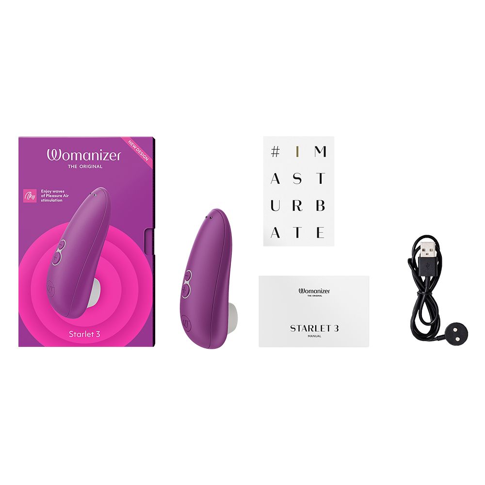 Womanizer Starlet 3 Air Pulse Clitoral Massager Clit Ticklers and Pulsators