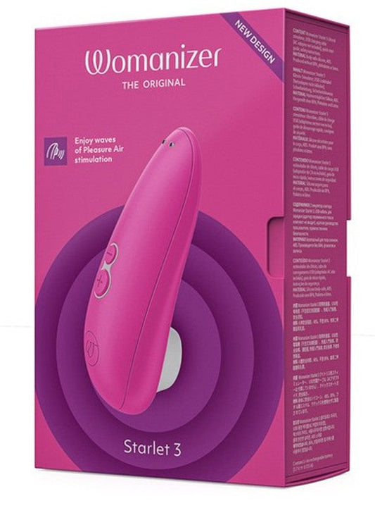 Womanizer Starlet 3 - Compact Pleasure Air Clitoral Stimulator - Clit Ticklers and Pulsators