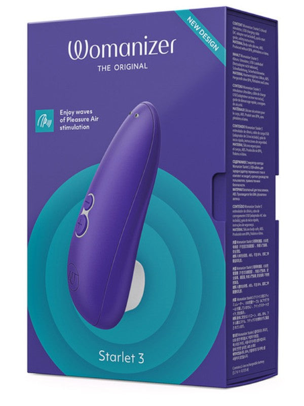 Womanizer Starlet 3 - Compact Pleasure Air Clitoral Stimulator - Clit Ticklers and Pulsators