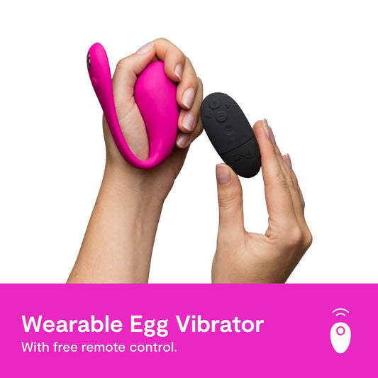 We-Vibe Jive 2 Remote Control Egg Vibrator Electric Pink Love Eggs and Kegel Exercisers