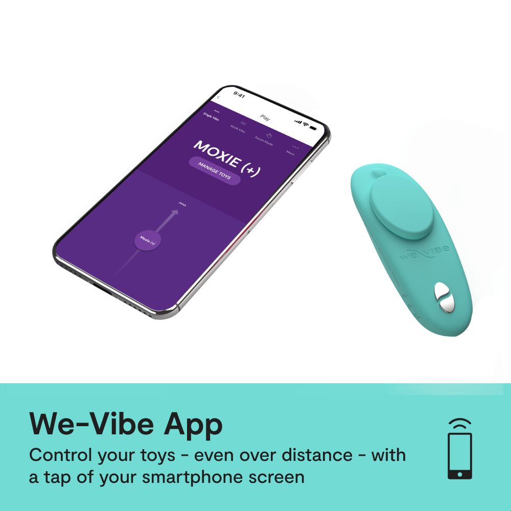 We-Vibe Moxie + Wearable Hands Free Clitoral Stimulators Clit Ticklers and Pulsators