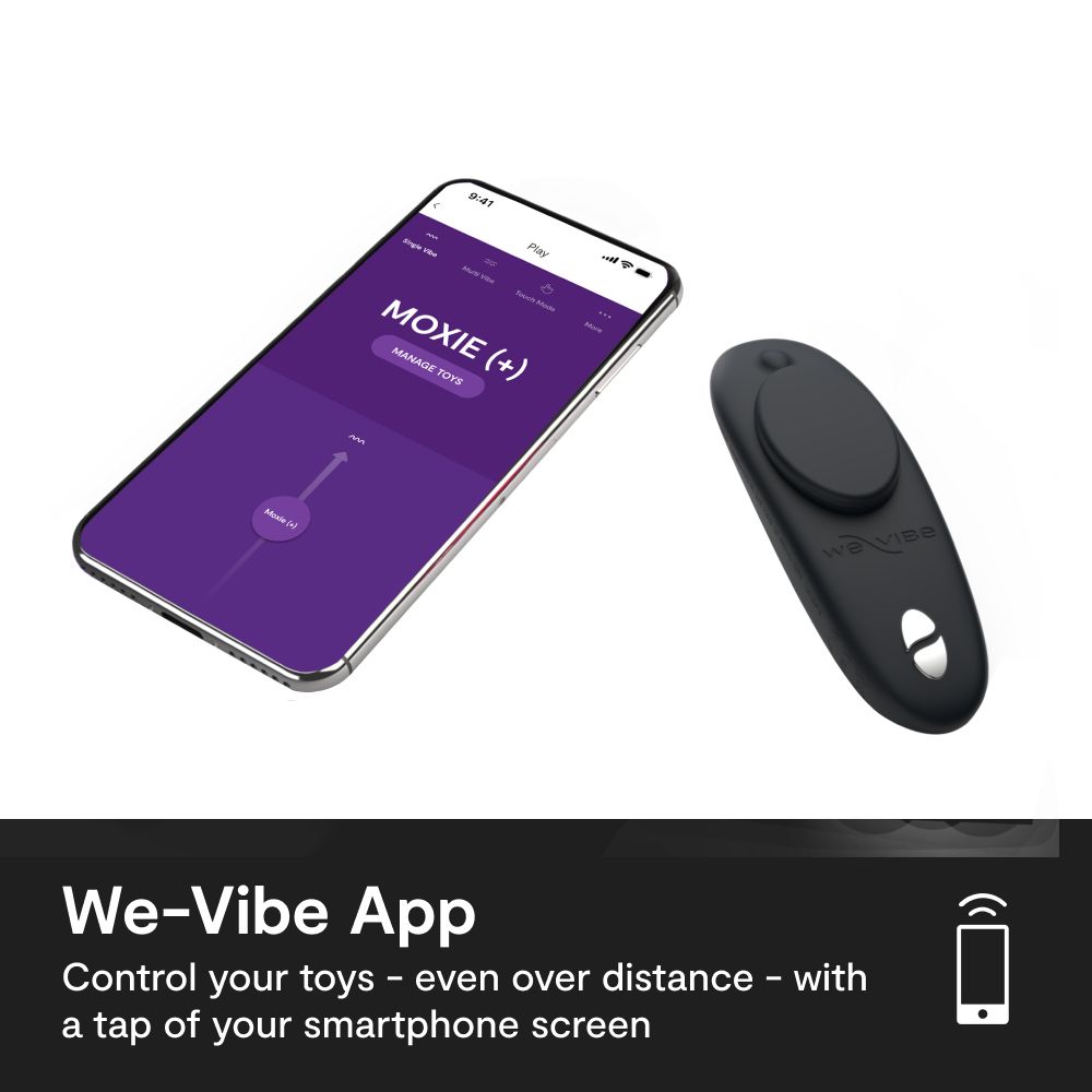 We-Vibe Moxie + Wearable Hands Free Clitoral Stimulators Clit Ticklers and Pulsators