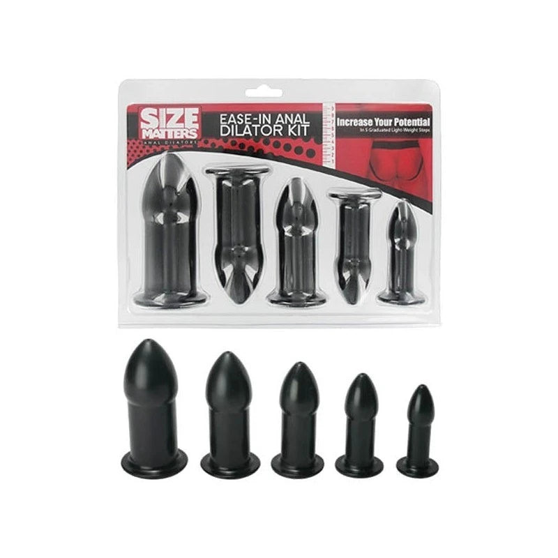 Smooth & Safe Anal Expansion - XR Brands Size Matters Dilator Butt Plugs