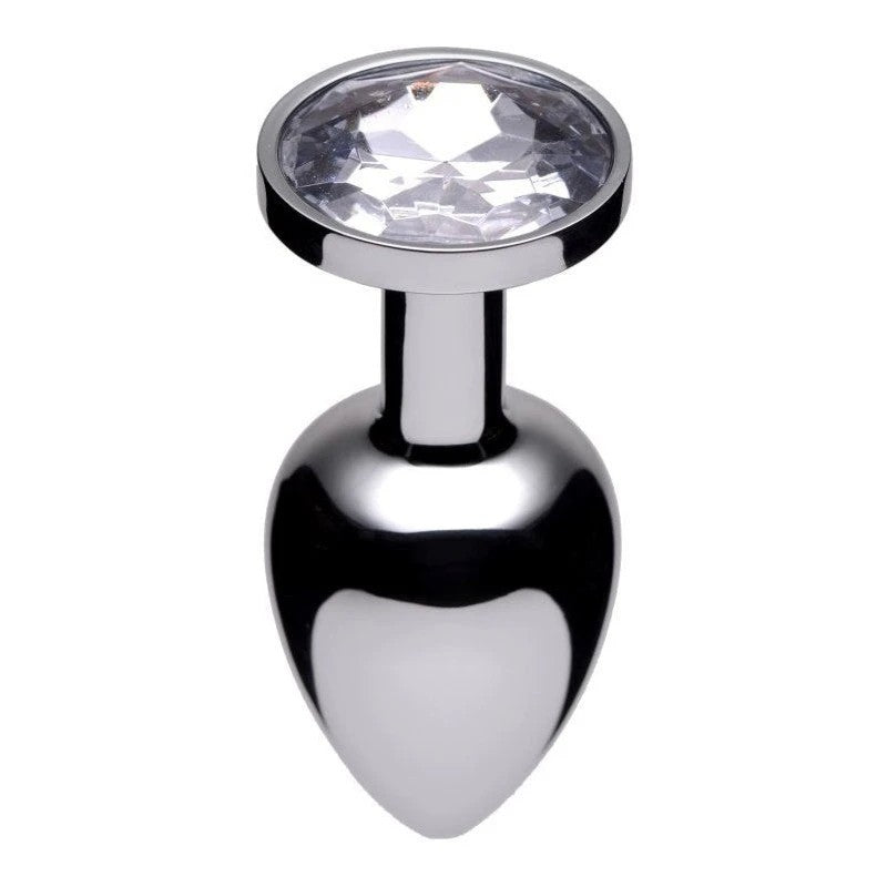 Lucent Jewel Accented Anal Plug Butt Plugs