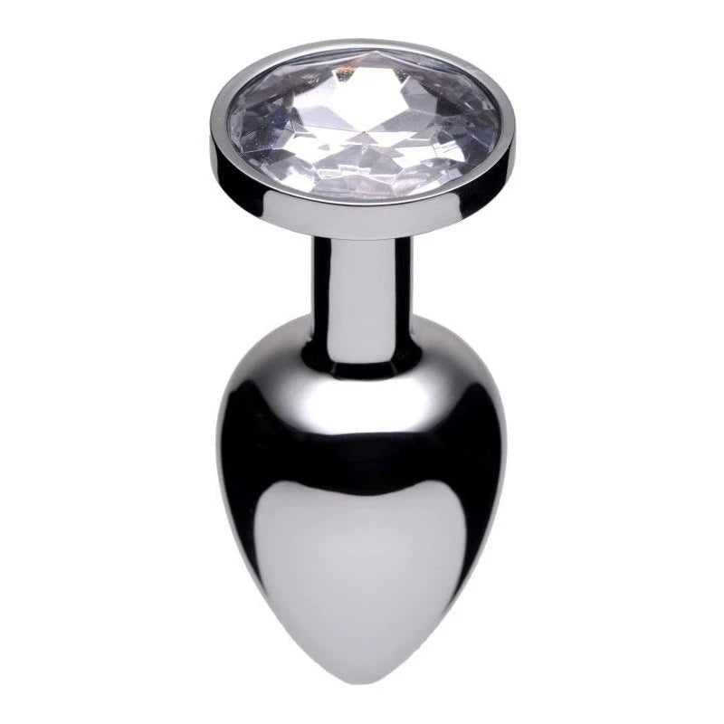 Lucent Jewel Accented Anal Plug Butt Plugs