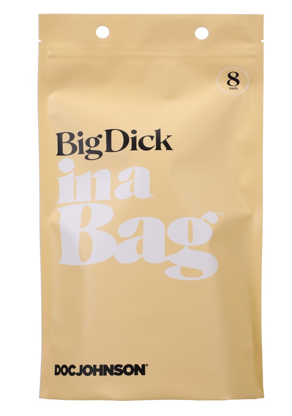 Doc Johnson 8 inch Realistic Big Dick In A Bag Realistic Dildos