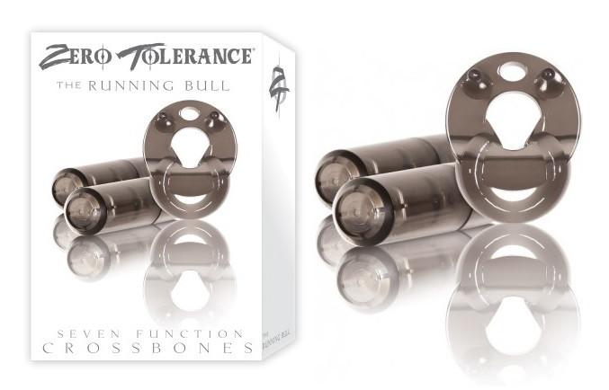 Zero Tolerance Crossbones Running Bull Vibrating Cock Ring Vibrating Cock Rings