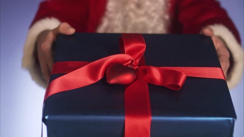 christmas jolly present wrapped first sex toy