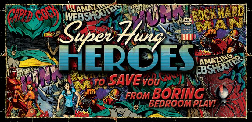 Banner for the Super Hung Heroes