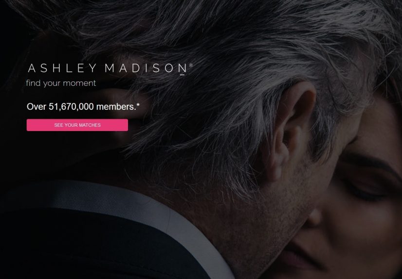 Current Ashley Madison Website Photo