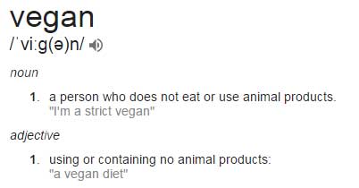 Vegans Means Image