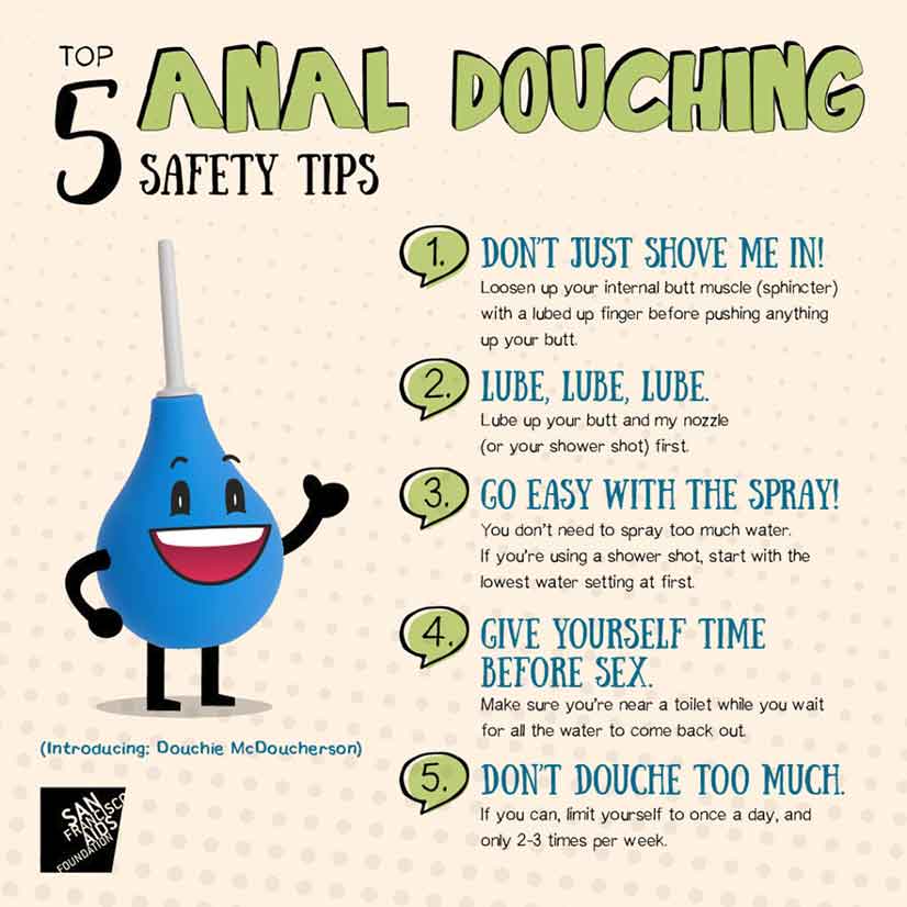 Anal Douching Safety Tips Image