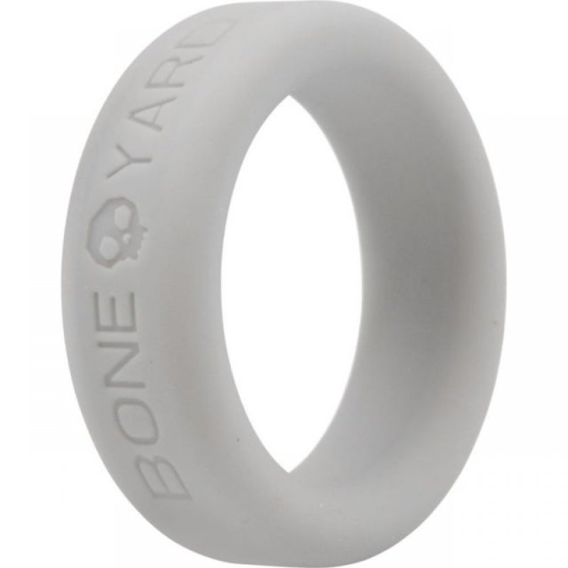 Boneyard Silicone Ring Grey Sex Toy Image