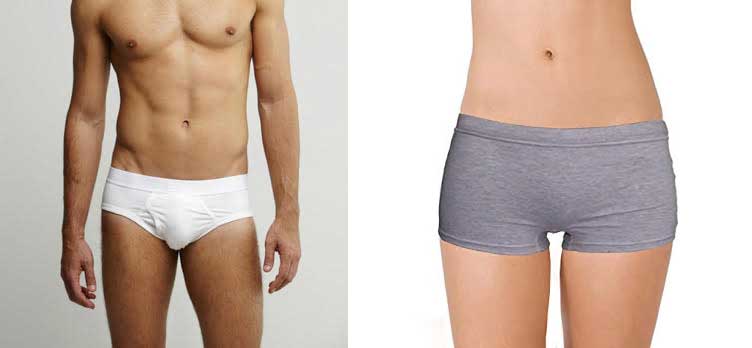 Tighty Whities And Grey Boy Shorts mens lingerie