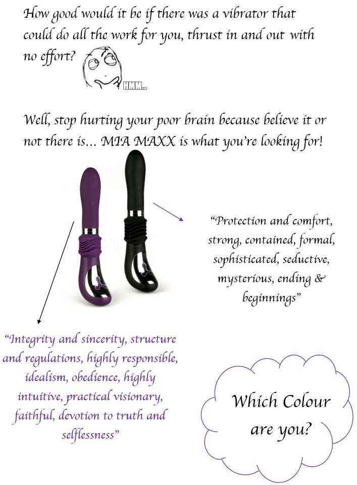 Mix Maxx Vibrator In Purple And Black Sex Toy Image