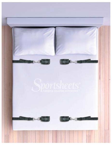 Under the Bed Restraint System Made With Velcro By Sportsheets